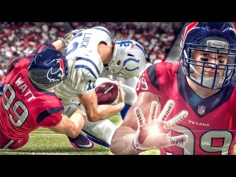 J.J. WATT HARASSING ANDREW LUCK! Madden 16 Career Mode Gameplay Ep. 9