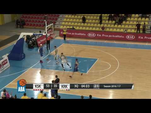 Rebec with a brilliant assist following a steal! (Karpoš Sokoli - Krka, 18.12.2016)
