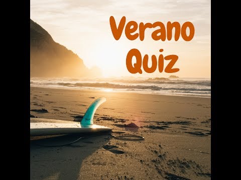 Verano quiz: il quiz dell'estate!