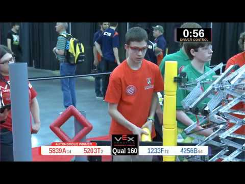 2015 VRC Engr Q160 - 5839A 5203T vs 1233F 4256B - 61 to 29 - VEX Worlds 2015 - Engineering Division