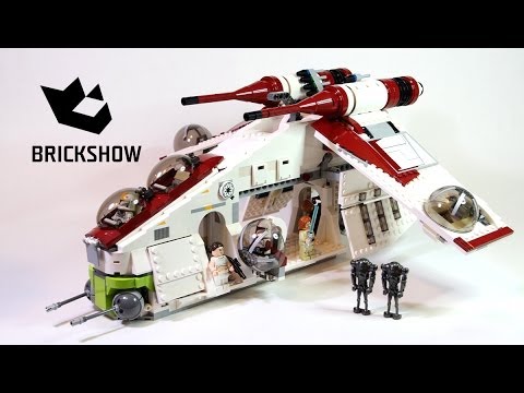 Vidéo LEGO Star Wars 75021 : Republic Gunship