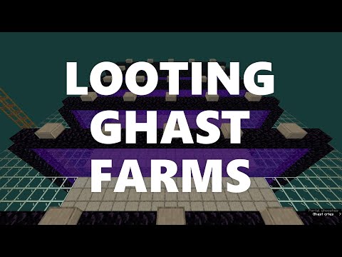 ianxofour - Minecraft Elegance: Looting Ghast Farms (up to 7200 tears/h, 9000 gp/h, Java 1.16-1.20*)