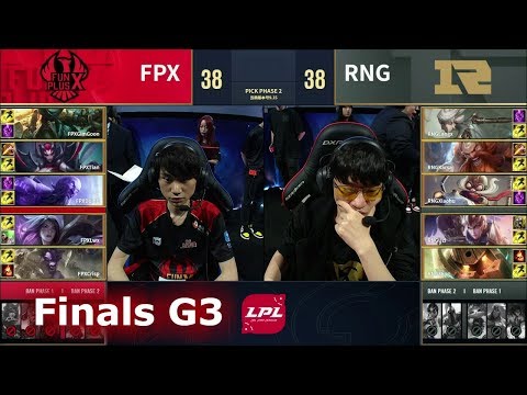 RNG vs FPX - Game 3 | Finals S9 LPL Summer 2019 | Royal Never Give Up vs FunPlus Phoenix G3