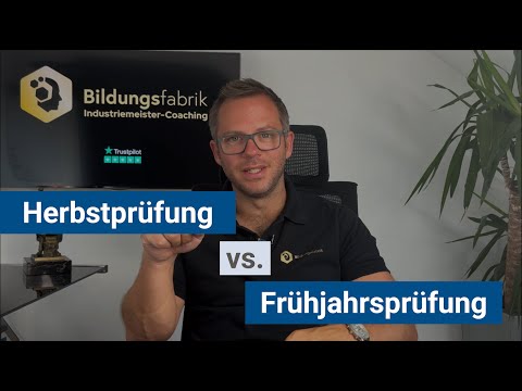 Industrial Master - Autumn Examination vs. Spring Examination