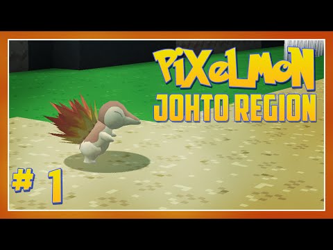 Minecraft: Pixelmon Johto Region - Episode 1 - SHINY STARTERS! (Pokeballers Beta)