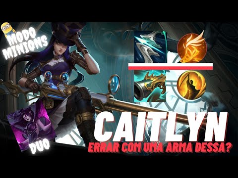 HEADSHOT, NÃO DÁ PRA VACILAR CONTRA ELA | CAITLYN vs JINX | MODO MINIONS | LEAGUE OF LEGENDS