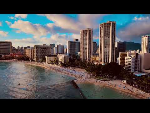 Pano de Piano Relaxante - Praia de Waikiki
