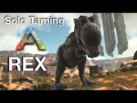 Ark: SE - Solo Taming a T-Rex! Tyrannosaurus Rex | Guide on Dino Taming