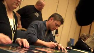 pocket cam - Jensen and Jared autographs - Supernatural con LA 2009