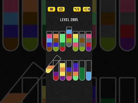 Water sort puzzle level 2885