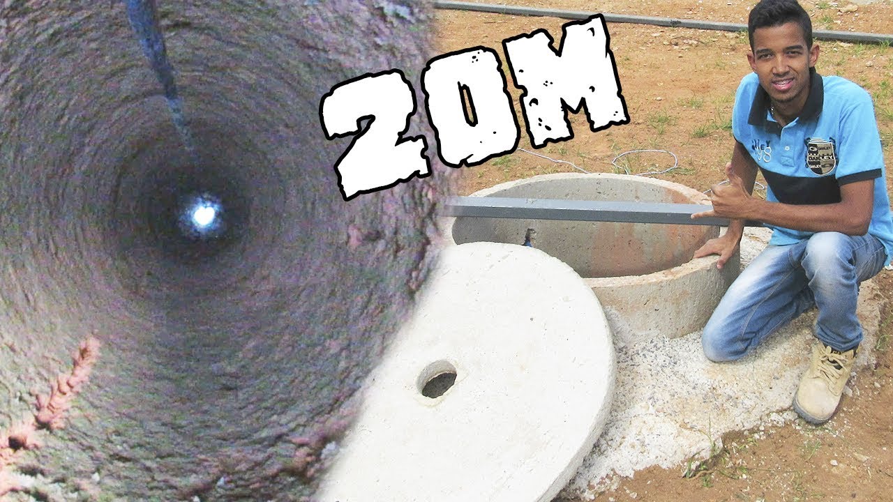 DESCI A CÂMERA NA CISTERNA DE 20 METROS