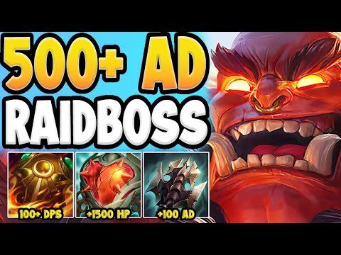 Top Lane's HIGHEST DAMAGE Champ Is Actually A Tank?! This 500 AD Raidboss Mundo Can't Be Stopped!