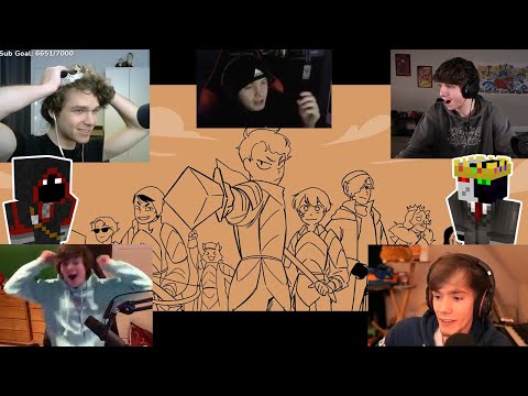 Dream SMP Members React to "Dawn of 16th" by SAD-ist
