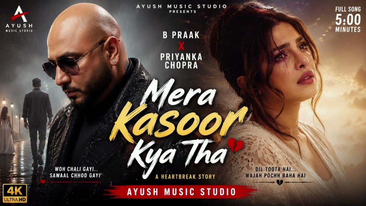 Mera Kasoor Kya Tha 💔 | | Heartbreak Song 2026 | Ayush Music Studio sad song by Ayush Music Studio — Official Music Video