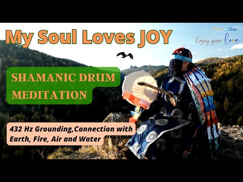 Shamanic Drum Journey Meditation 432Hz Hang Drum Grounding, Connection with the 4 Elements