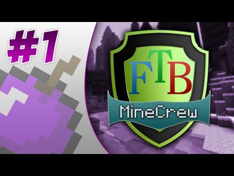 MineCrew Feed the Beast: E1 - Welcome to Feed the Beast! w/ Tobiicus