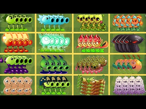 Random 16 Teams 4 Plants COLOR PEA vs NEW Plant - Which Team Will Win? - Pvz 2 Plant vs Plant