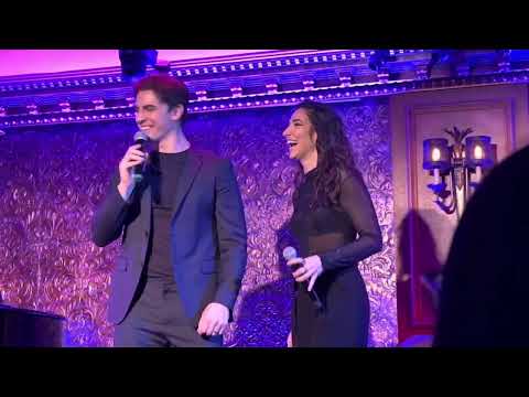 Derek Klena @ 54 Below (1/10/2025) “Elephant Love Medley” / “As Long As You’re Mine” w/ Ashley Loren