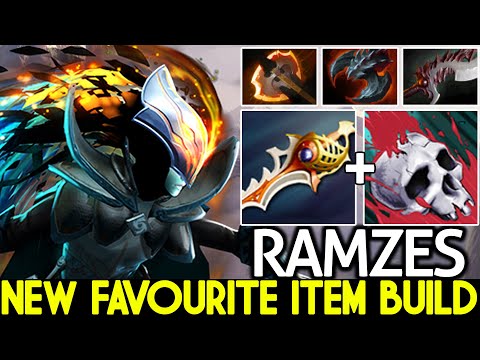 RAMZES [Phantom Assassin] New Favourite Item Build One Crit Kill Dota 2