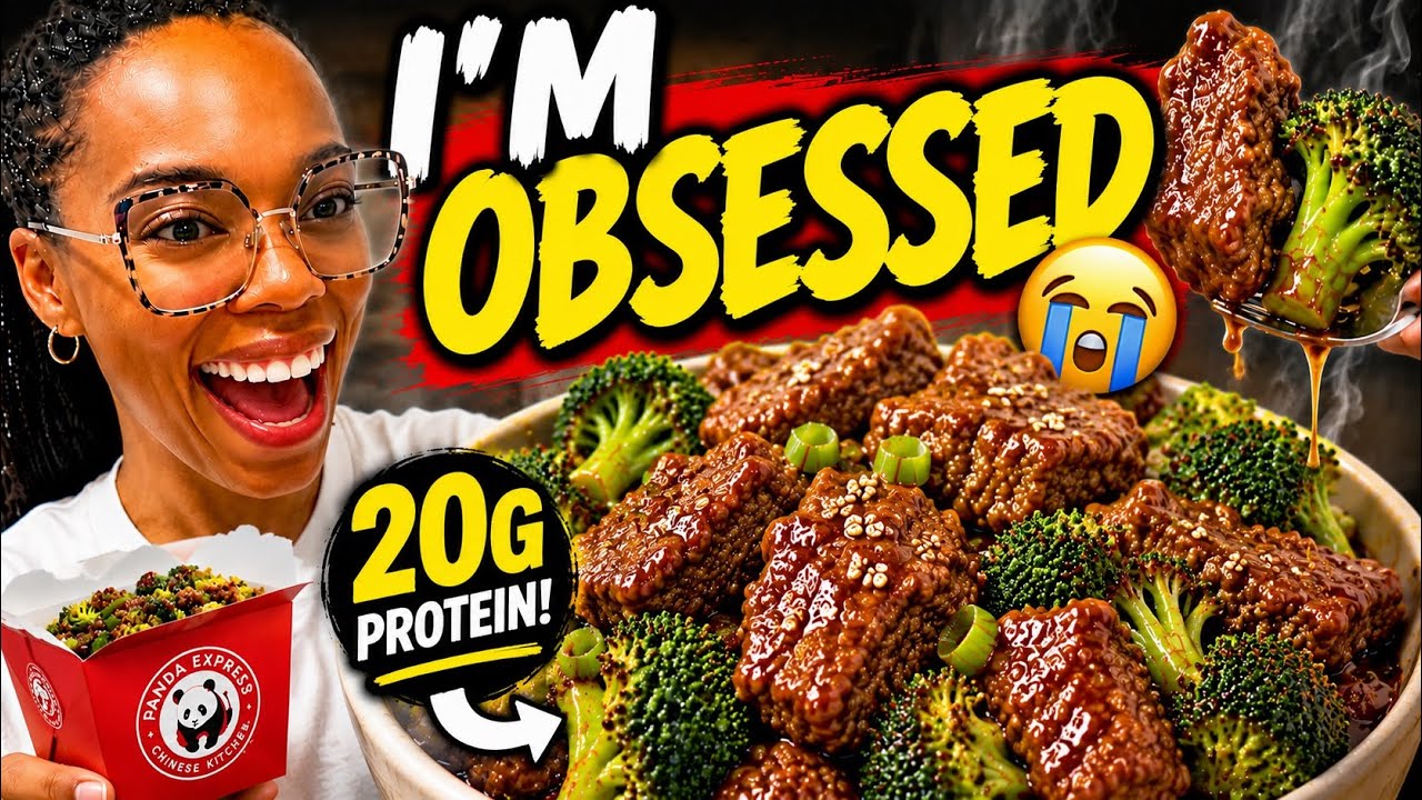 I Made Panda Express at Home! 🥩🥦 High Protein Low Carb Broccoli Beef in 10 Minutes 20g Protein