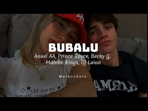 Bubalu - Anuel AA, Prince Royce, Becky G / LETRA | Desde que te ví supe que eras para mí...🥀