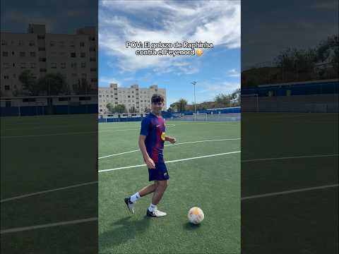 😂 El GOLAZO de RAPHINHA contra el FEYENORD 😳 #futbol #humor