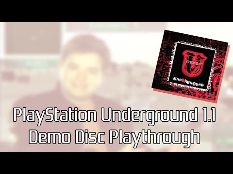 PlayStation Underground 1.1 (PS1 Demo Disc Playthrough)