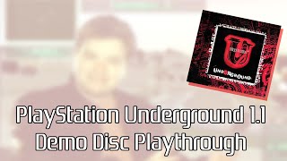PlayStation Underground 1.1 (PS1 Demo Disc Playthrough)