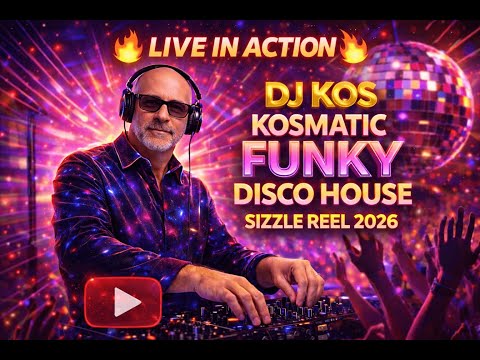 DJ Kos - Kosmatic Funky Disco House Sizzle Reel 2026