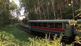 2025 09 18 Движение от кольца на станцию с грунта  Детская ЖД парка им  Маяковского