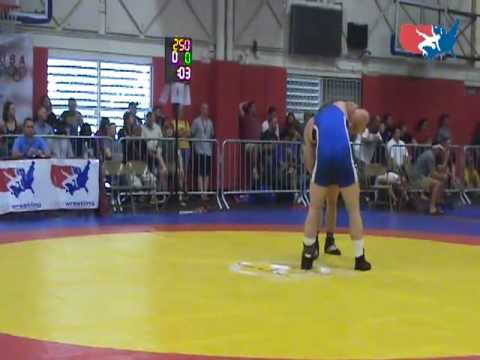 FILA Junior Greco-Roman Final 84kg Match 1 - Ben Provisor vs. Mark Stenberg