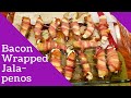 Bacon Wrapped Stuffed Jalapeno Poppers 3 INGREDIENT Recipe Janny S Kitchen