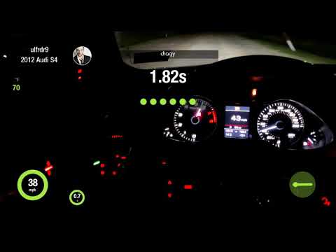 2012 Audi B8 S4 034 Motorsports Stage 2+ 93 octane 0-60 Dragy run.