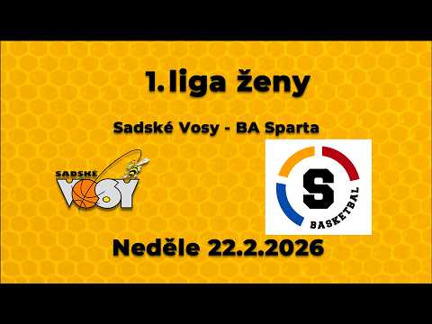 2025-26 1. liga Sadské Vosy - BA Sparta Praha