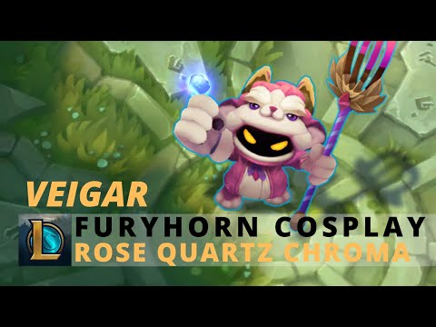 Furyhorn Cosplay Veigar Rose Quartz Chroma - League Of Legends