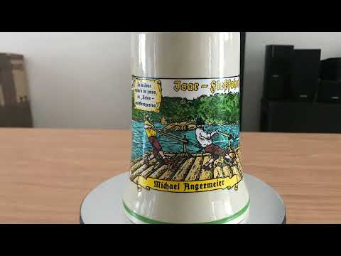 Isar Floßfahrt Bier Krug Angermeier 360 Grad