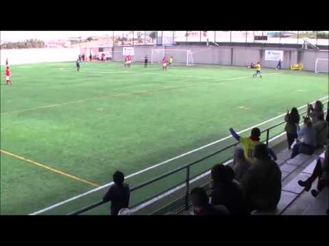 Gol de Manu, jugador de la UD Las Palmas Atlético 6 3 2016