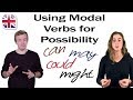 English Modal Verbs - May, Might, Could, Can - Talking About Possibilities