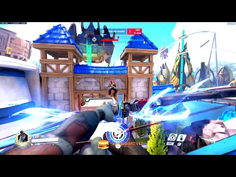 Dafran Hanzo and Widow gameplay - Overwatch Season 34 Top 500
