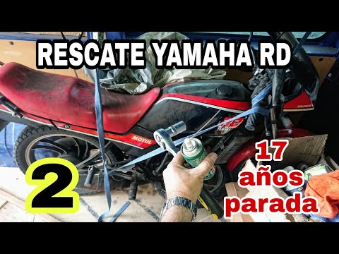 #2 RESCATE YAMAHA RD 80 Engrasar Pistón, Documentación y Gestoria. Moto 17 años parada