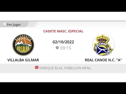 Cadete Masc A VILLALBA GILMAR - REAL CANOE A