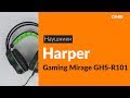 Наушники HARPER Gaming Mirage GHS-R101 черный-зеленый - Видео