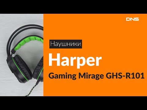 Наушники HARPER Gaming Mirage GHS-R101 черный-зеленый - Видео