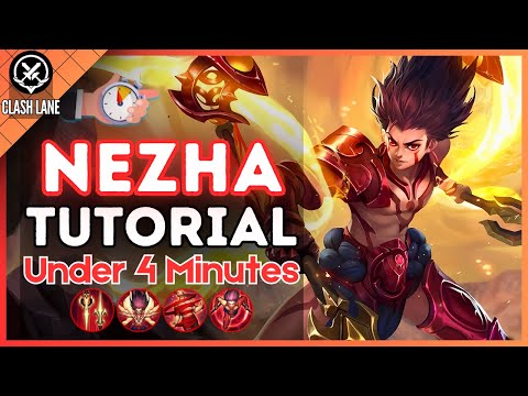 4-Minute Nezha Tutorial in Clash Lane || (HoK S8) 2025