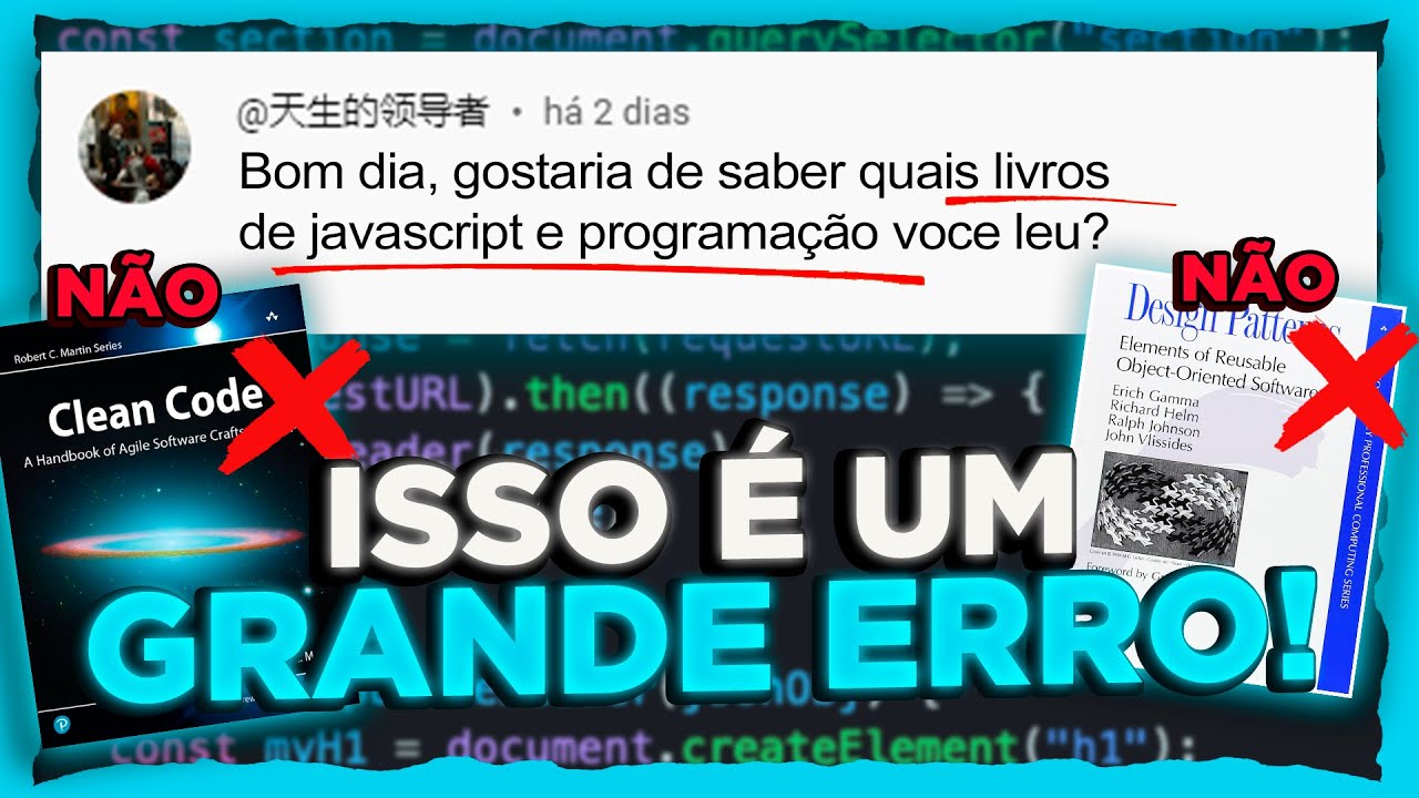 NUNCA leia LIVROS SOBRE PROGRAMAÇÃO! (Caso esteja aprendendo)