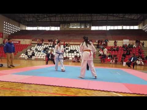 Paulina Thenoux Flores  Torneo Matsushima Dojo la Serena 2016 Tercer Kumite