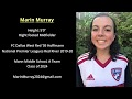 Marin Murray 2024 Fall NPL Season 2019