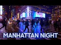 Night in NEW YORK - Midtown MANHATTAN Tour NYC
