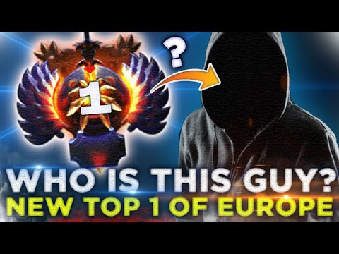 Who Is This Guy?! New Unknown Top 1 MMR Of Europe Dota 2