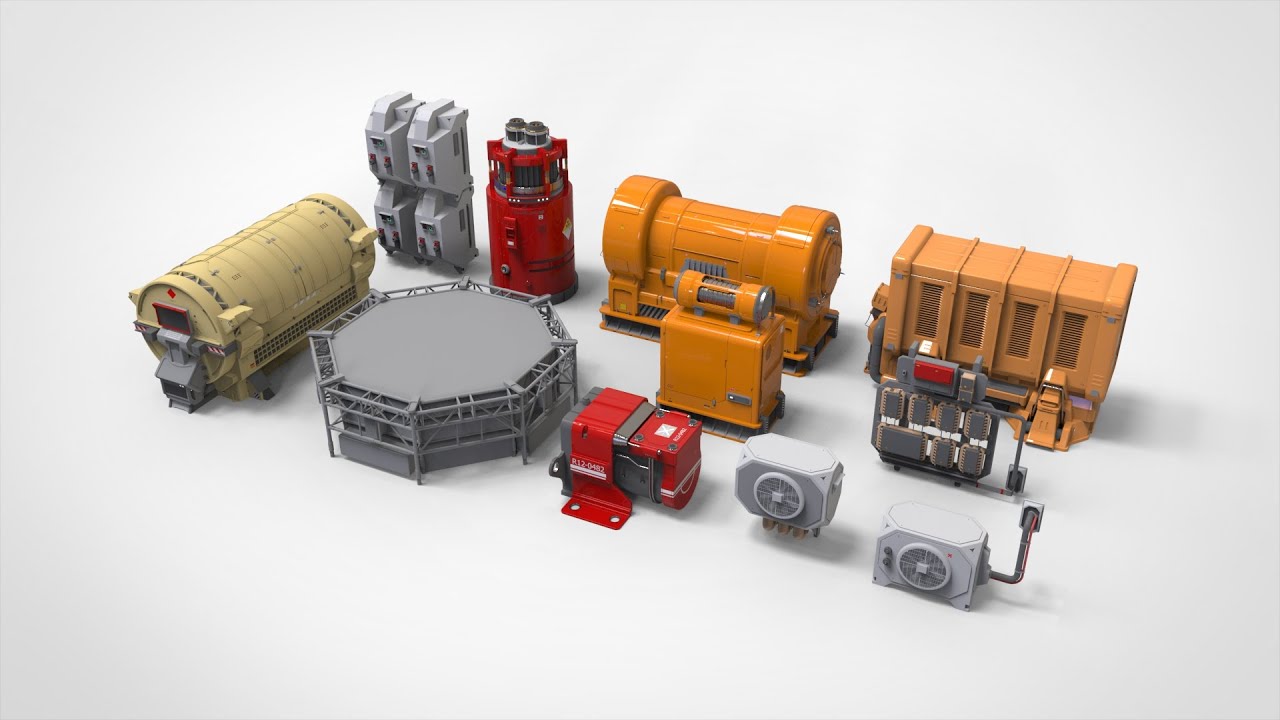 Accesorios de ciencia ficci&oacute;n3 Modelo 3D